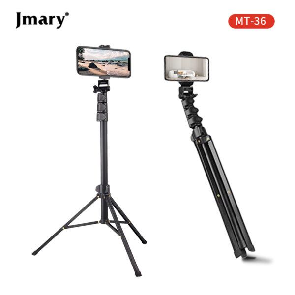 edc2 19 Model:MT-36 Folded Height:500mm Minimum Height:605mm Maximum Height:1750mm Max Load: 1kg/62.2lbs Tripod Sections: 4 Packing List:Tripod/Mobile clip CTN/QTY:30pcs/ctn