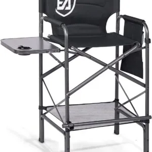 Makeup Artist Chair with Single-Sided Tray
