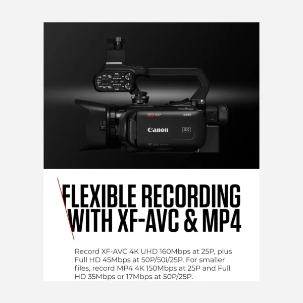 Canon XA60 Professional UHD 4K Camcorder - Image 9